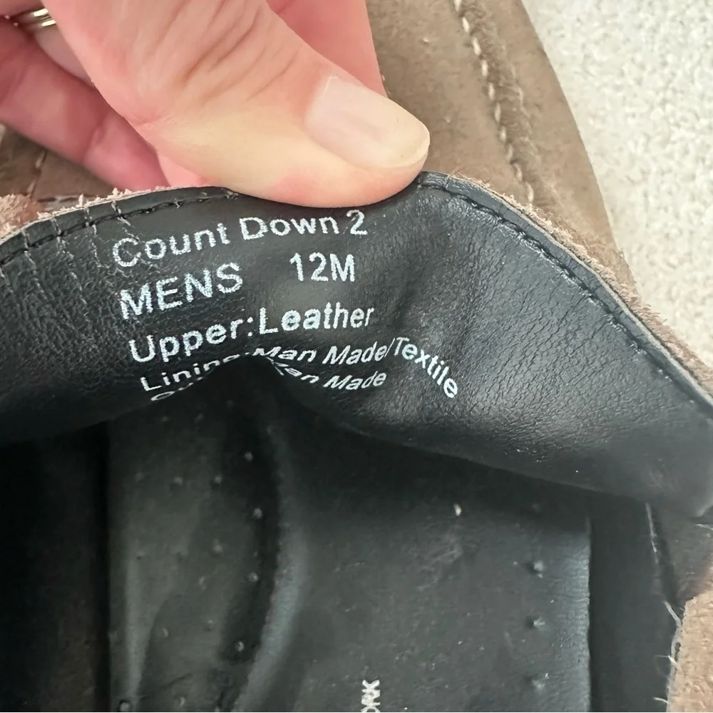 Kenneth Cole countdown 2 leather square toe loafers slip on shoe.